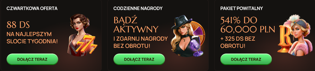 Ritzo Kasyno – oferta startowa